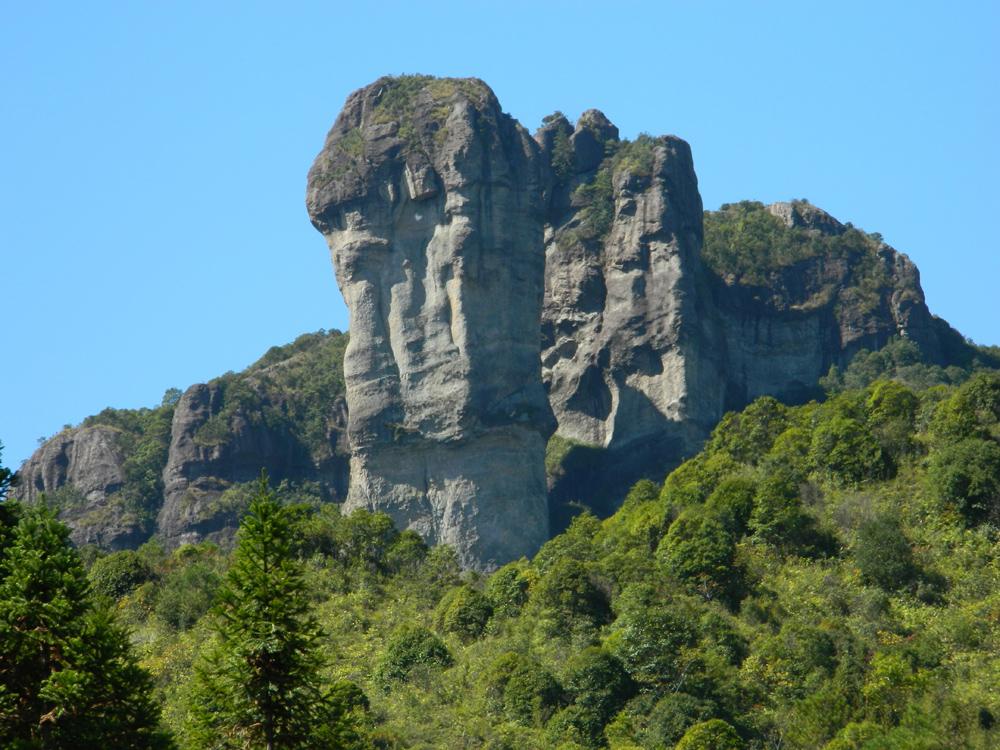 玉笔峰.孤峰独秀,亭亭玉立.福建周宁.2018.10.29-2019.10.29
