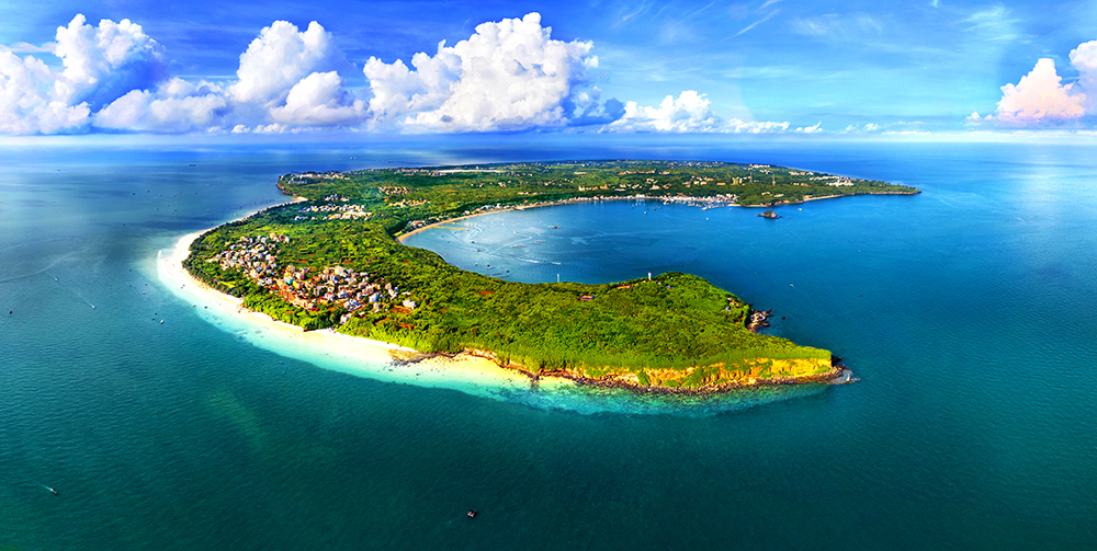 涠洲岛鸟瞰-向海金融城杯 "丝路明珠 魅力北海"全国摄影大展征稿区-大