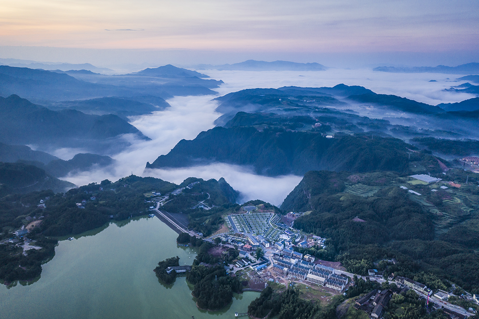鸟瞰百丈漈(组图)