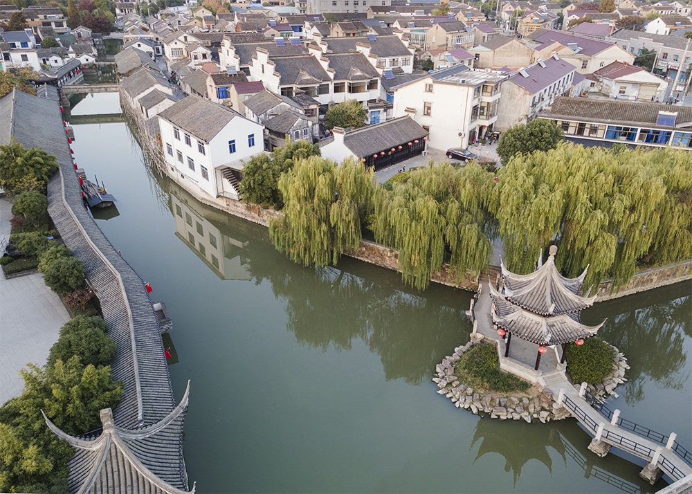 组照---俯视今日严家桥村