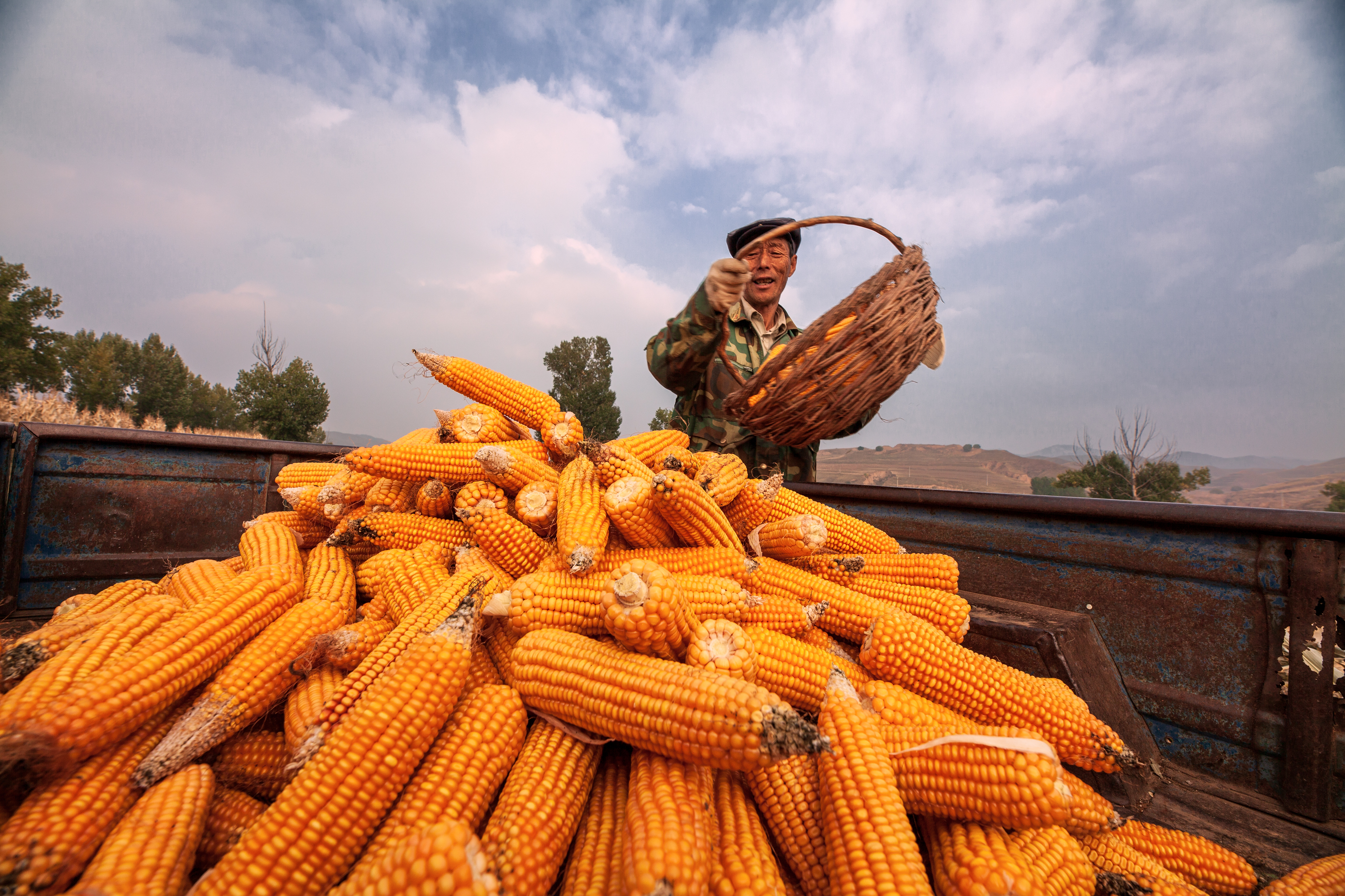 老赵的丰收季-中国第三届扶贫公益摄影大展征稿区-大众摄影网