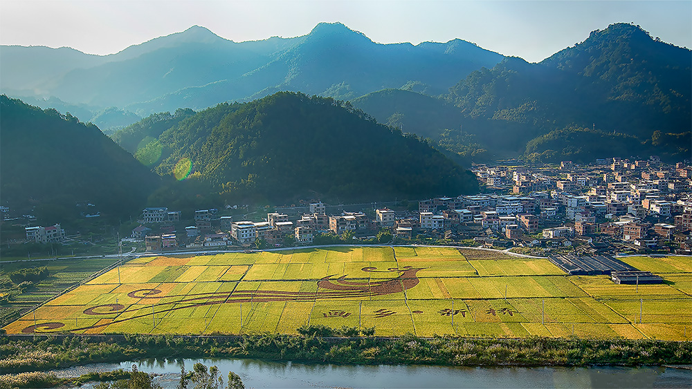 10.25摄于福建漳平新桥农民画乡.
