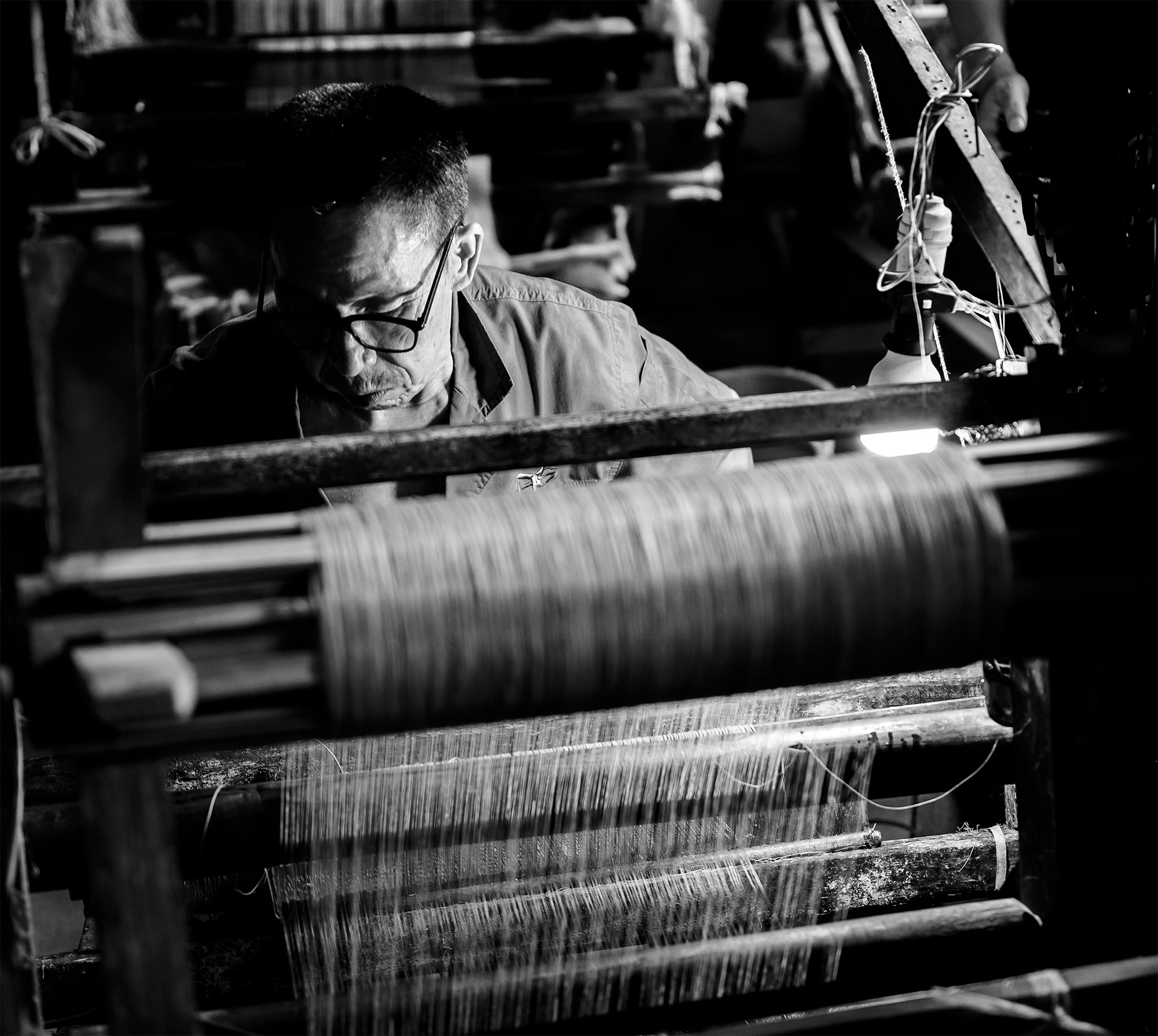 夏布"织娘" (拍摄 任晓静)