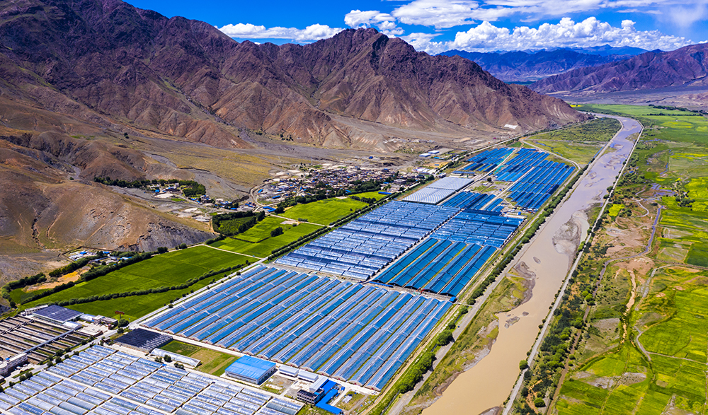 西藏白朗县万亩蔬菜水果产业园