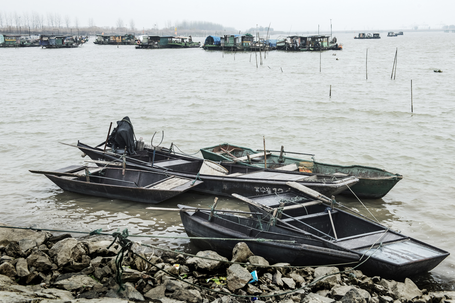 江边渔船-第四届"大美渔村 平安渔业"中国渔业征稿区-大众摄影网