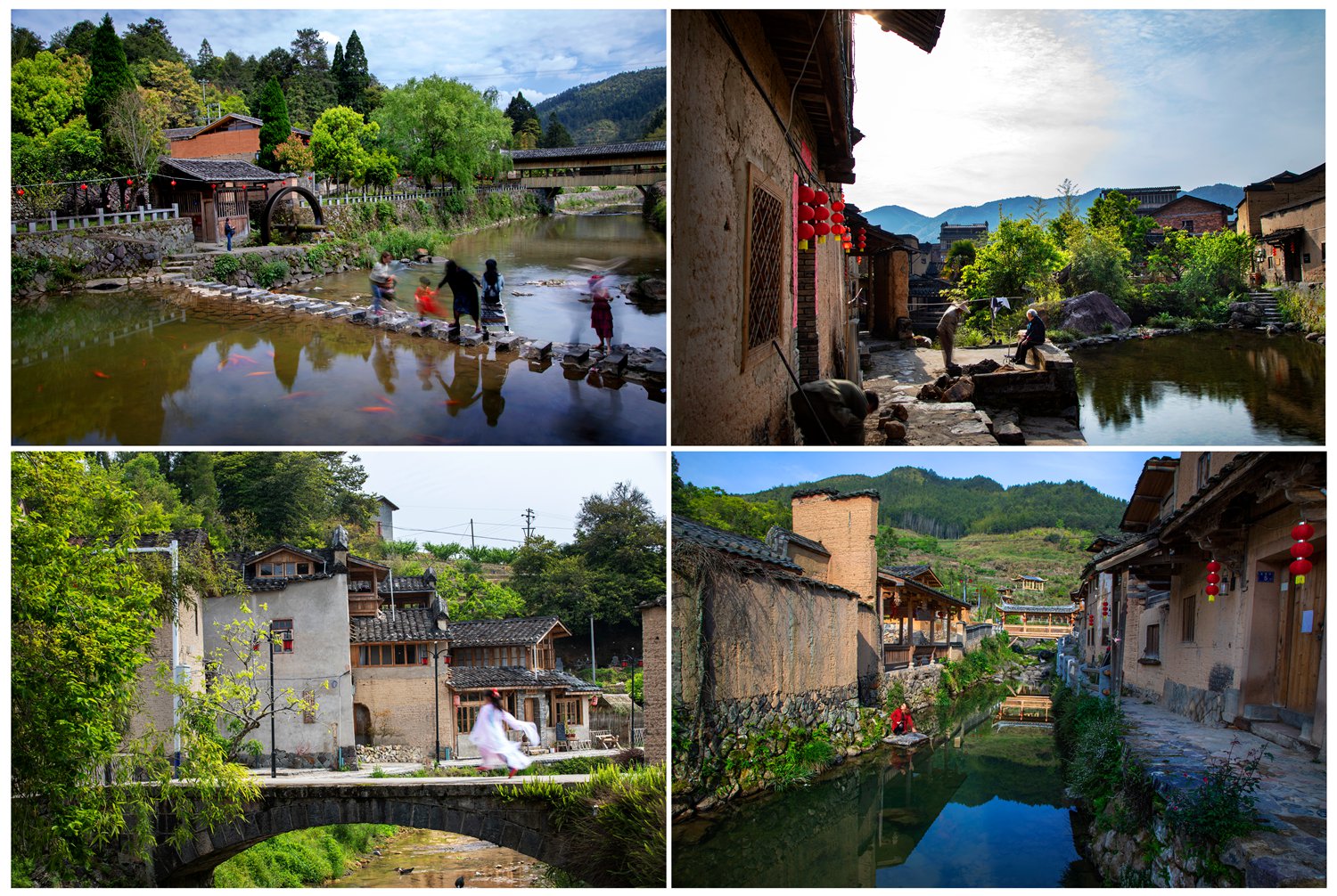 《小桥流水人家(1-4)》——黄兰 摄-"闽东之光"宁德文化旅游全国摄影