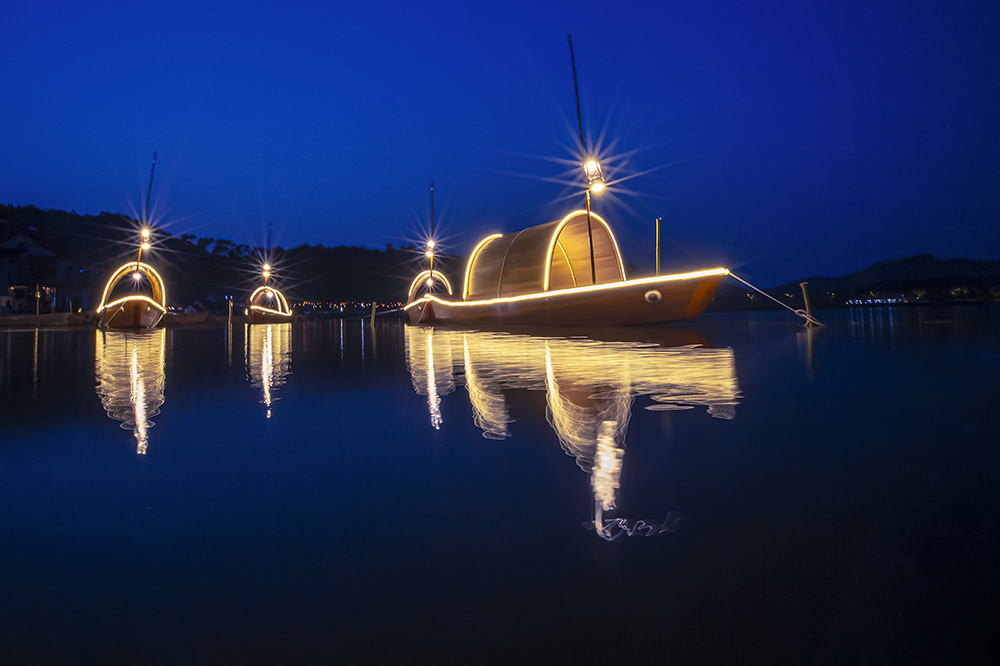 《殷湾渔火》-2020年5月3日,五一小长假,位于宁波东钱湖北的殷家湾村