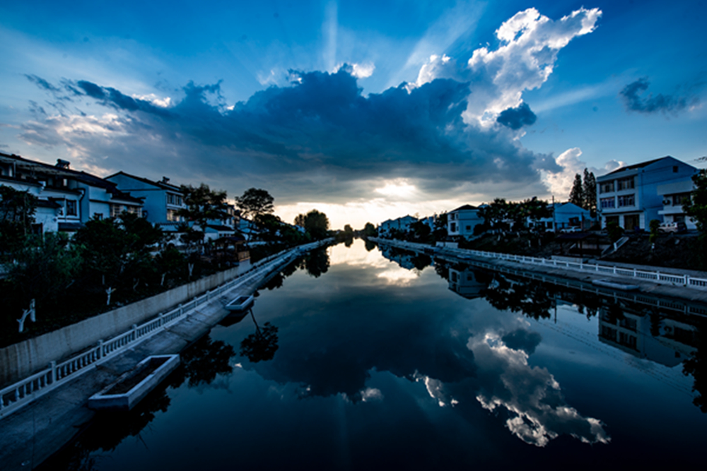 湖北仙桃胡场镇蔡滩村新农村面貌