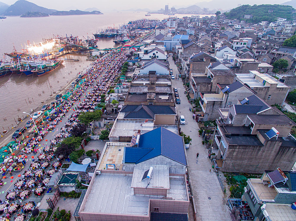 摄于2019年6月15日,象山东门渔村.