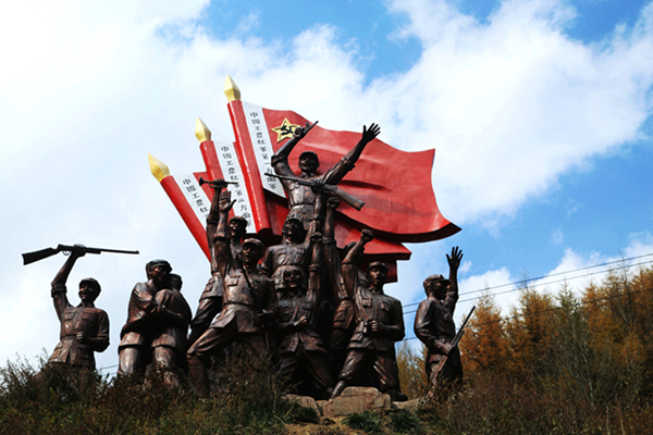 六盘山红军小道大型雕塑群(组图)