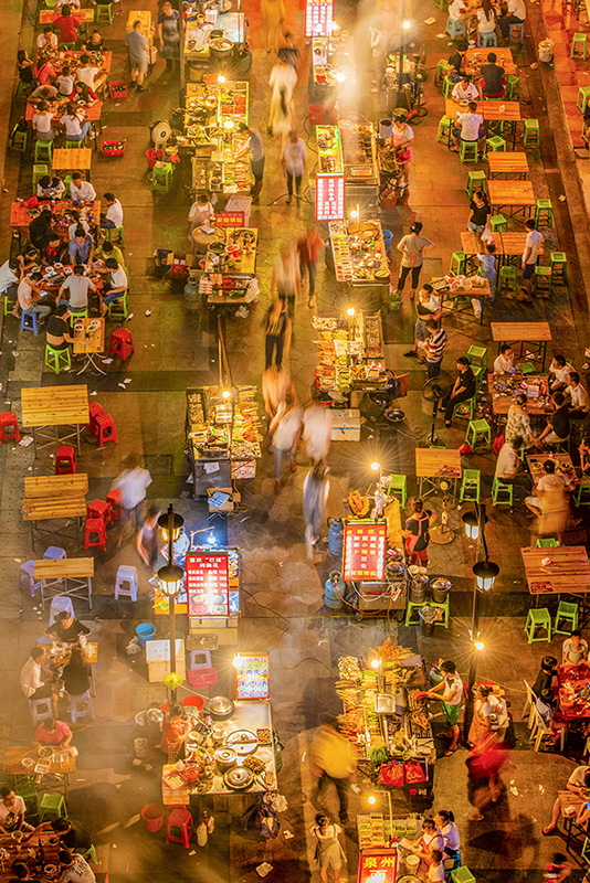 繁忙的夜市-第二届高帆杯"行走中国"全国摄影大展 征稿区-大众摄影网