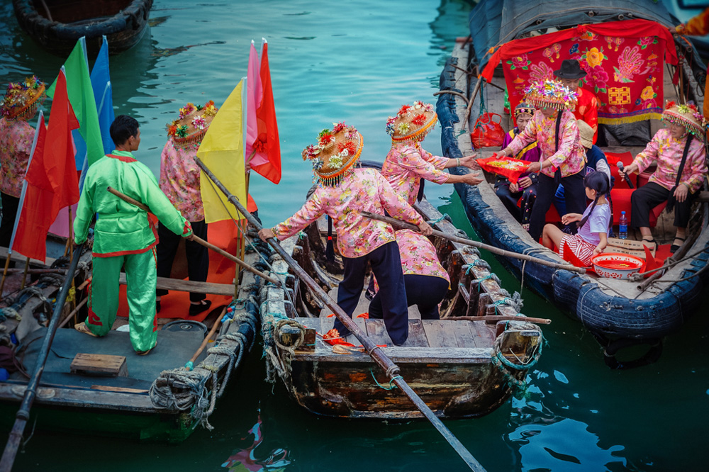 疍家人的海上婚礼