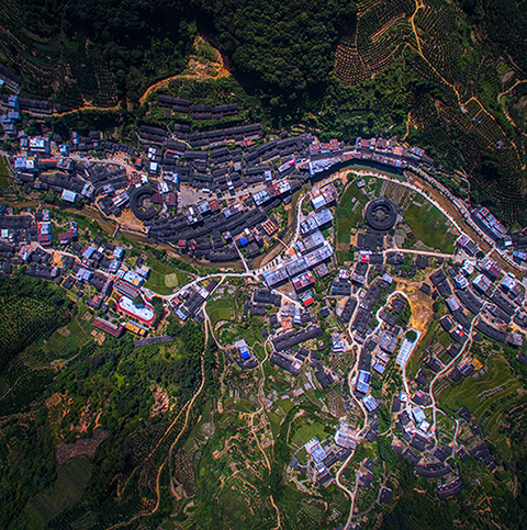 《太极星象落古村》