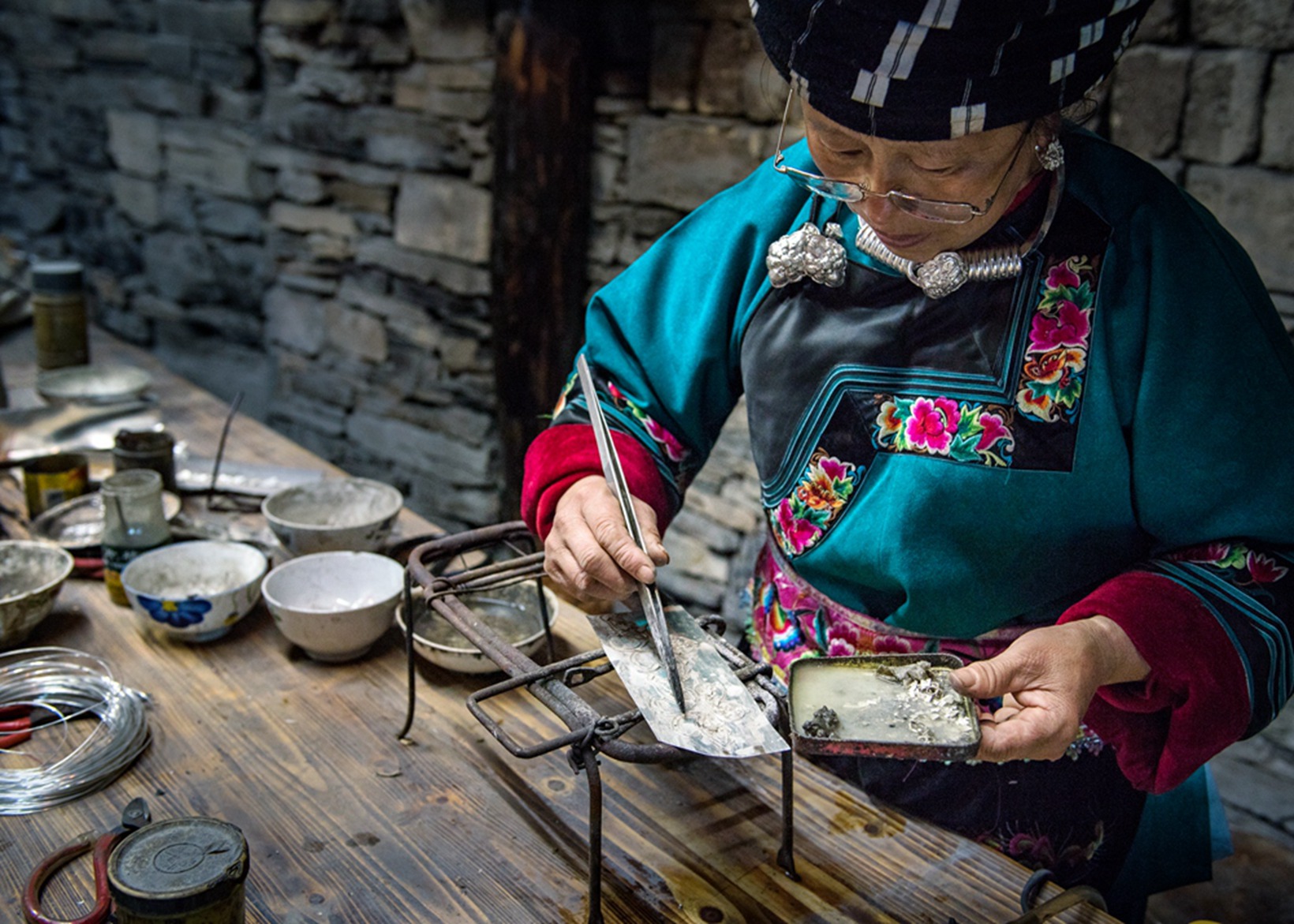 《苗族银饰制作(1-6)》