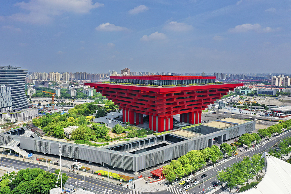 2021年5月21日,拍摄于上海世博园.