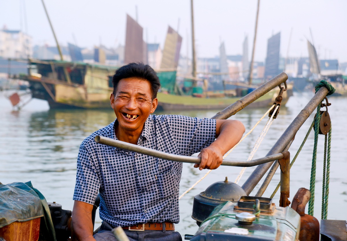 《快乐渔民》-第四届"大美渔村 平安渔业"中国渔业征稿区-大众摄影网