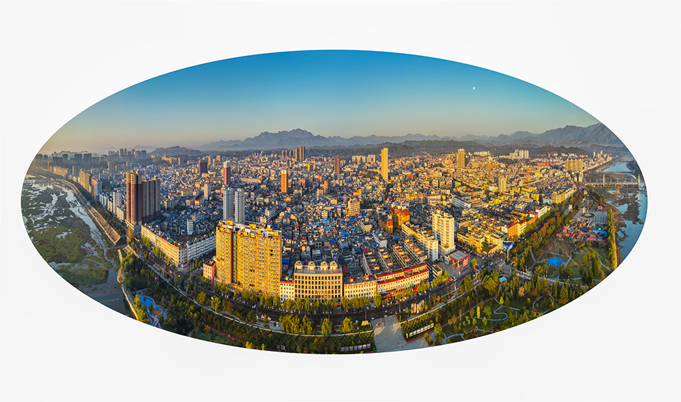 山抱水拥南召县城